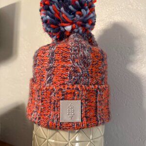 Free People Pom Party Reflective Beanie